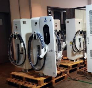 China 120kw Dual Gun Electric Car Charger Floor Fast Charger Customized factory
