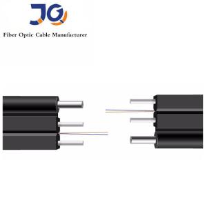 China Fiber Optic Cable 1 2 4 Core GJYXCH/GJYXFCH Steel Wire FTTH Drop Cable G657A For Outdoor factory