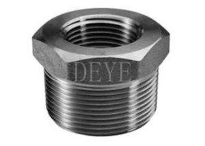 China ANSI B16.11 Carbon Steel High Pressure Pipe Fittings Bushing With NPT BSPT factory