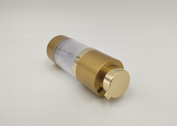 Dropper Cap Airless Pump Cosmetic Bottles , Vacuum Lotion Bottle 30ml Volume