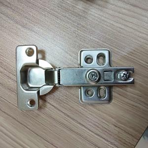 China Full Inset Two Way Metal Self Closing Cabinet Hinges 80G Mirrored factory