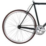 Mini 700C Fixed Gear Bicycle , Single Speed Steel Fixie Racing Bike