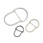 Garment Hardware Accessories Double D Ring Adjustable Buckle For Shoes Clothing