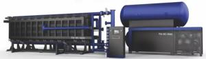 China Vacuum Cooling Automatic EPS Block Moulding Machine Energy Saving Stable Steam Pressure factory