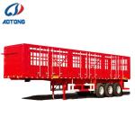 3 Axle 45t Livestock Transport Store House Bar Semi-Trailer Main beam Heavy duty