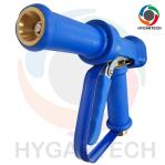 Brass Extension Tube Nozzle Industrial Blue Water Gun With Safety Loop Hot Water