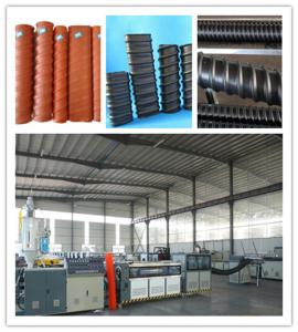 China Prestressed Corrugated Duct Making Machine 60kg/H-80kg/H Corrugated Pipe Extruder Machine factory