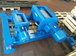 China Electric Wire Rope Foot Mounted Hoist 2/1 4/1 Rope Reeving Leading Crane factory