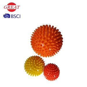 China PVC Hard Spiky Ball For Massage , Foot Massage Ball Good Muscles Relaxion Effect factory