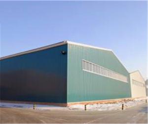 China GB Hot Rolled Steel Prefabricated Steel Structure Metal Storage Shed factory