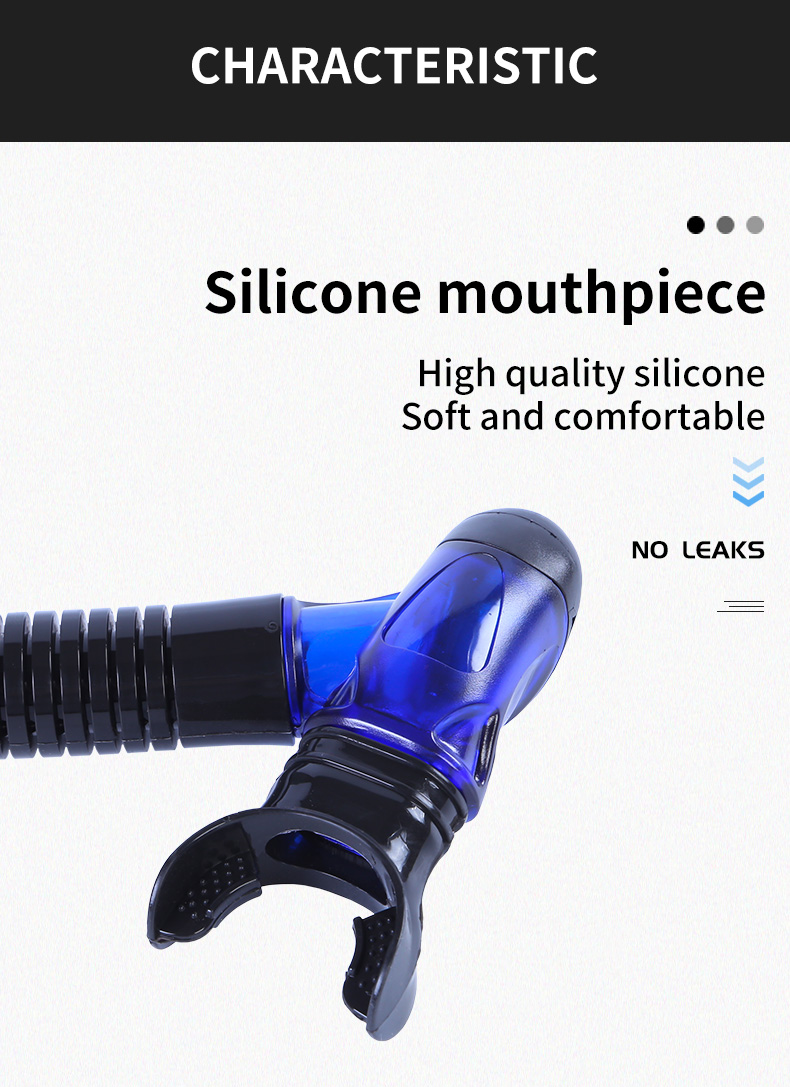 Underwater Diving Mask Snorkel Fins Swimming Flipper Tempered Glass