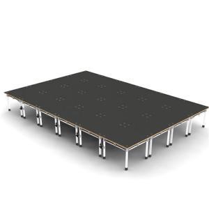 China 4*4ft 18 MM Plywood Stage Platform 4*8ft Removable Stage On Sale factory