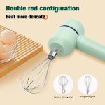Kitchen Mini USB Charging Port Handheld Electric Mixer Three Speed Adjustable