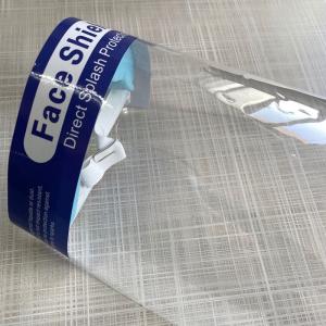 China Clear Plastic Disposable Face Shield 32cm Anti Fog High Light Transmittance factory
