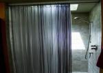 Bathroom Shower Metal Coil Drapery Straight / Curved Track Shape For Shower