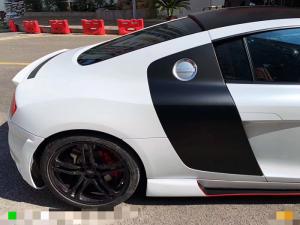 China Electro Optical Matte Metallic White Wrap removable Full Car Wrap Roll Film factory