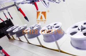 China Electromagnetic Induction Melting Furnace Electrostatic Painting Line For Aluminum Wheel Production factory