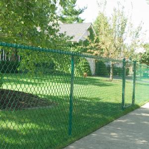 China 50ft Heavy Duty Galvanised Chain Link Fencing Wean Powder Coating factory