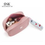 Waterproof Makeup Pouch Vanity Bag Portable Makeup Cosmetics Leather Wash Bag