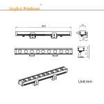 IP65 Waterproof LED Wall Washer Light High Voltage 110V 220V LED City Color