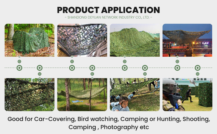 Realistic outdoor camouflage barrier jungle military camouflage net