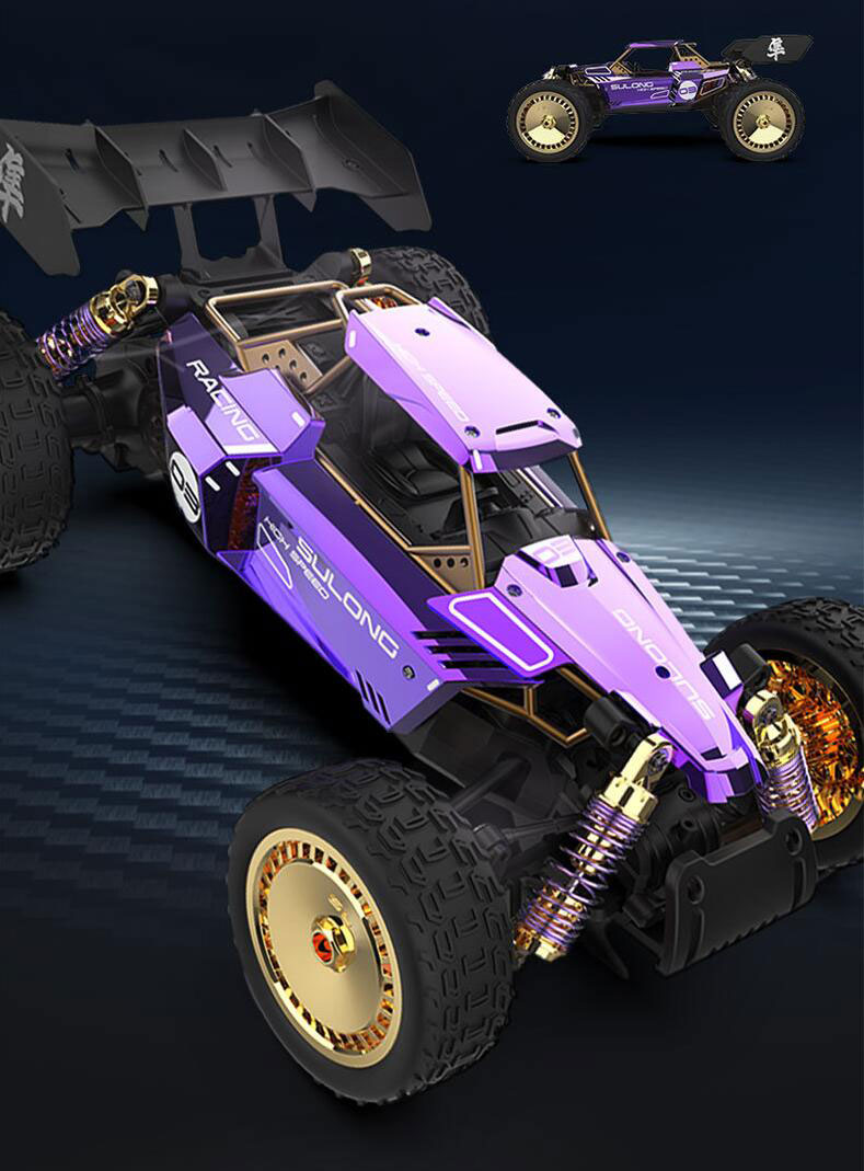Large Alloy RC Car for Off-Road Climbing Front and Rear Shock Absorbers 14 Years Up