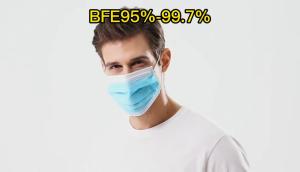 China S&amp;J OEM wholesale 3 ply facemask EN 14683 medical surgical face mask disposable factory