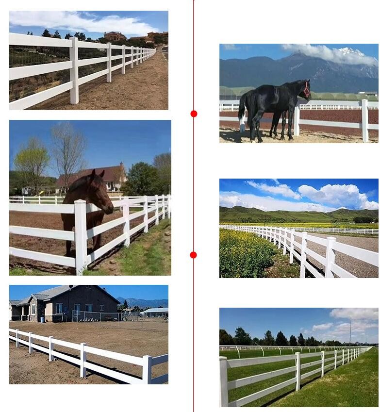Waterproof Outside Vinyl Plastic For Ranch Fence Paddock Fencing