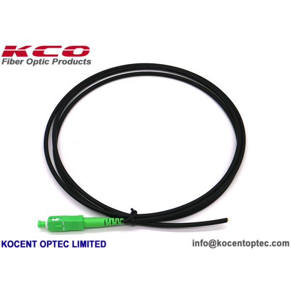 G657B3 SC APC Fiber Optic Pigtail with Black PE Sheath 3.5mm and 5.0mm for FTTH