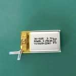 KC / CB 301525 3.7v Li Polymer Battery , 80mAh Li Ion Polymer Battery Pack