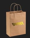 Embossed Printing Paper Bag 250gsm Printed Paper Carrier Bags