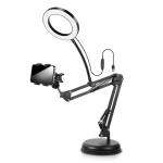 Metal Plastic 16cm Mobile Phone Stand For Video Recording
