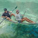 200kgs Capacity Glass Bottom Kayak Transparent Canoe Clear Crystal Kayak See
