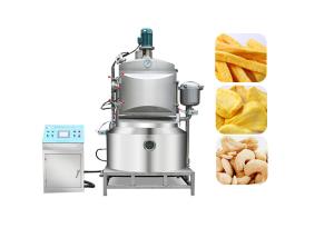 China Crispy Jackfruit Chips SS304 Dia 700mm Vacuum Fryer Machine factory
