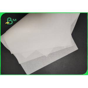 Food Grade 35g 38g 787mm White Greaseproof Paper Roll For Baking Non - toxic