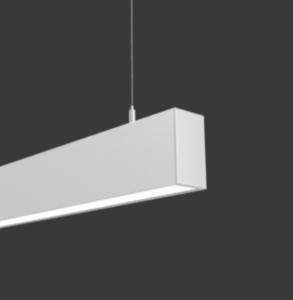 China Non Linkable LED Linear Lighting SMD2835 Channel Light Fixture Beam Angle 96° factory