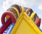 Bright Colors Commercial Inflatable Slide Climbing Slipping Games OEM