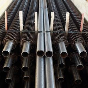 China DELLOK Brown U Shaped Strips Carbon Steel A106 Longitudinal Finned Tube factory