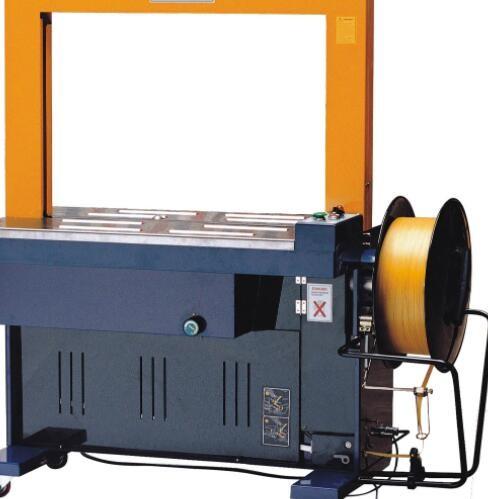 China 820*30 Semi Automatic Carton Strapping Machine 800N Adjustable Box Banding Machine factory