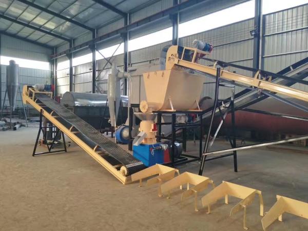 3mm cat litter pellet making line SKJ450 flat die pellet line 1000kg per hour
