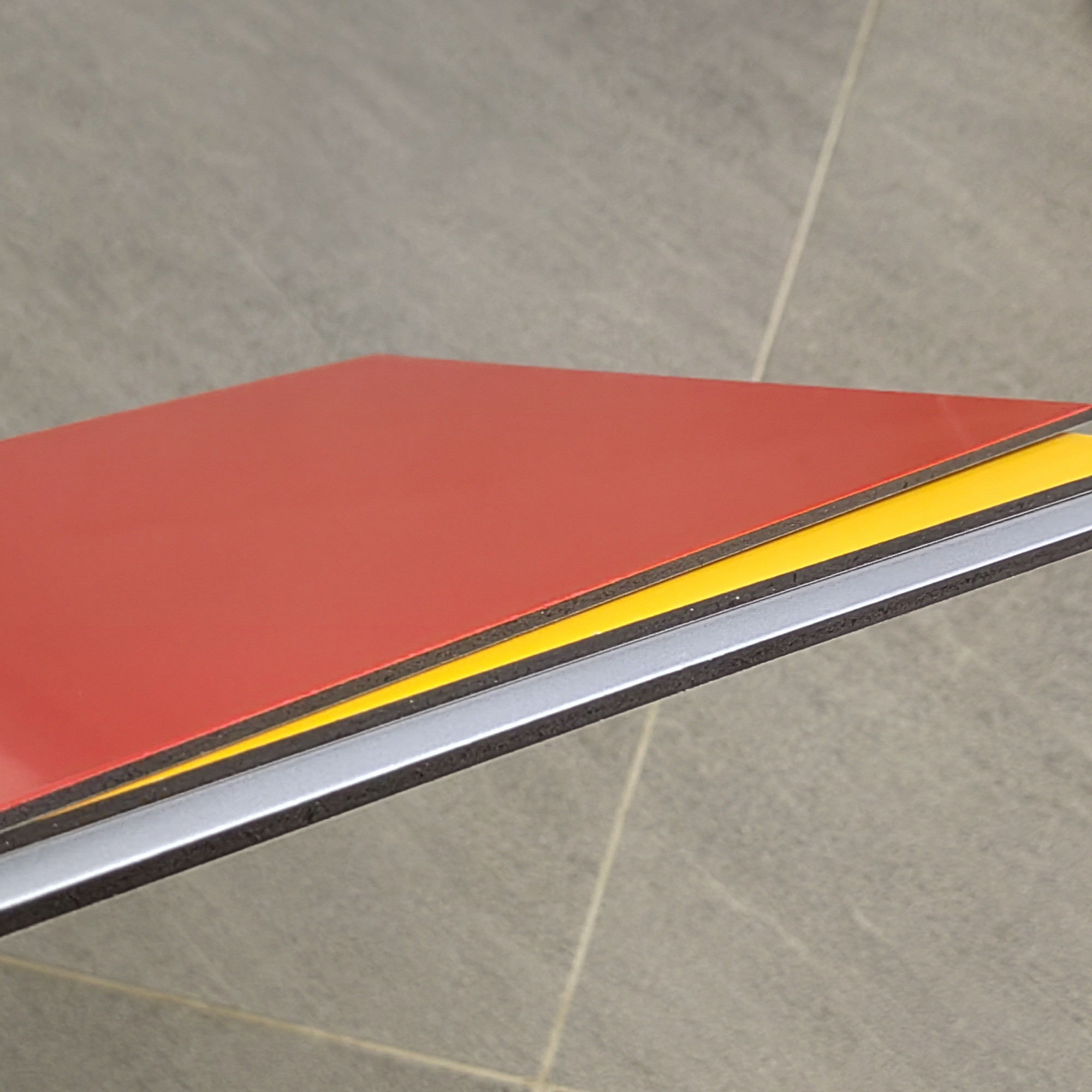 3mm 4mm 5mm Silver Metallic Wall Cladding Aluminum Composite Panel