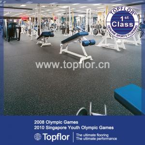 China EPDM granules rubber gym flooring price on sale