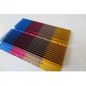 Colour Anodized Aluminium Heat Sink Profiles With CNC Milling Processing