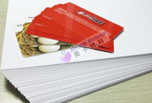 China Digital Print Hp Indigo A4 Pvc Sheet Single Sided For Smart Card Production factory