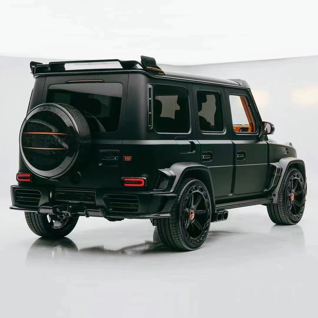 For Mercedes W464 G500 G63 Carbon Fiber Body Kit W464 Upgraded MSY P920 Style Front and Rear Bumper Spoiler Hood Body Kit