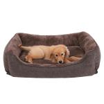 Cold Resistant Dog Mattress Pad , Dog Bed Floor Cushion Blow Cutting Finish