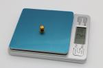 Leather buckle accessories high quality pure brass color 8 mm monk head nipple