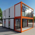 3 Bedroom Prefabricated House Log Cabins Wooden House Prefab Container House