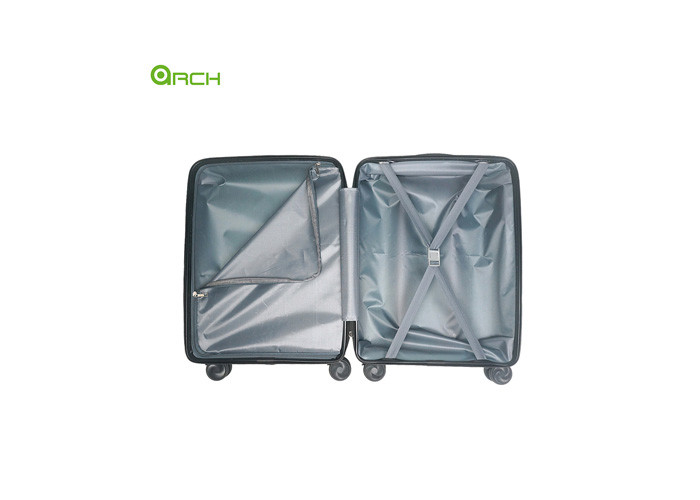 Manufacturer PP Trolley Travel Luggage with double spinner wheels and retractable carry handles