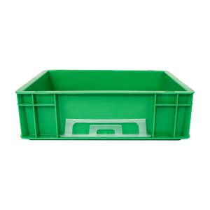 Stackable Solid Box Plastic EU Crate for Storing and Transporting in Warehouse